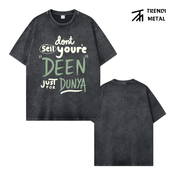 Deen Over Dunya Statement Tee